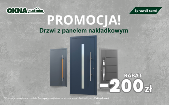 Promocja na Drzwi z panelem nakładkowym